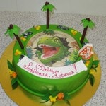 Торт с фотопечатью Динозавр